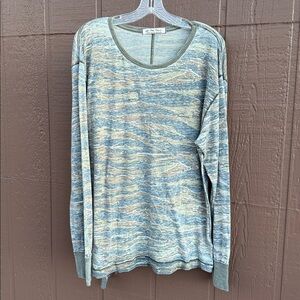 We The Free Distressed Long Sleeve Top